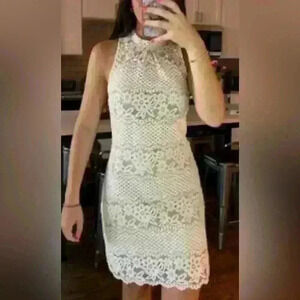 Love, Fire Lace Midi Dress Size Small